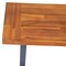 Flash Furniture Natural Acacia Wood Bench with Black Flared Legs THB-B01322-NAT-GG - alternate 9